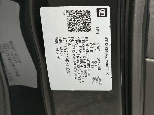 2024 Chevrolet Corvette Stingray 1LT