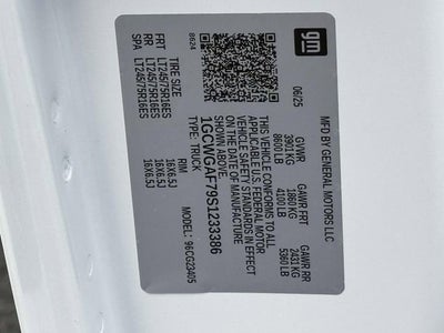 2025 Chevrolet Express Cargo 2500 WT