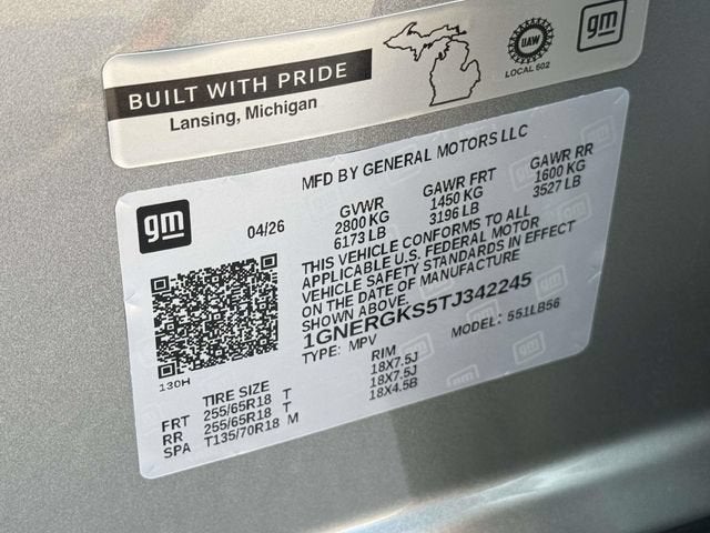 2026 Chevrolet Traverse LT